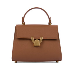 Women shoulder bag 032g golden brown