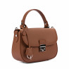Women hand bag 022g 01 golden brown