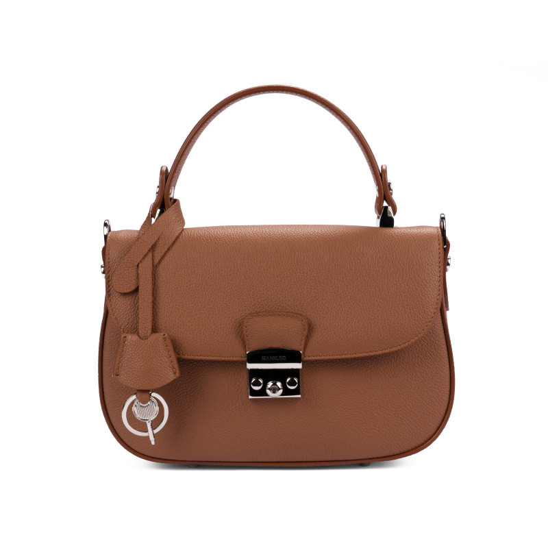 Women hand bag 022g 01 golden brown