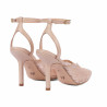 Women sandals 1370 beige combined