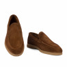 Men loafers, moccasins 980 brown velour