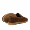 Men loafers, moccasins 980 brown velour