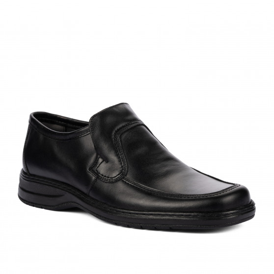 Men stylish, elegant shoes 969 black