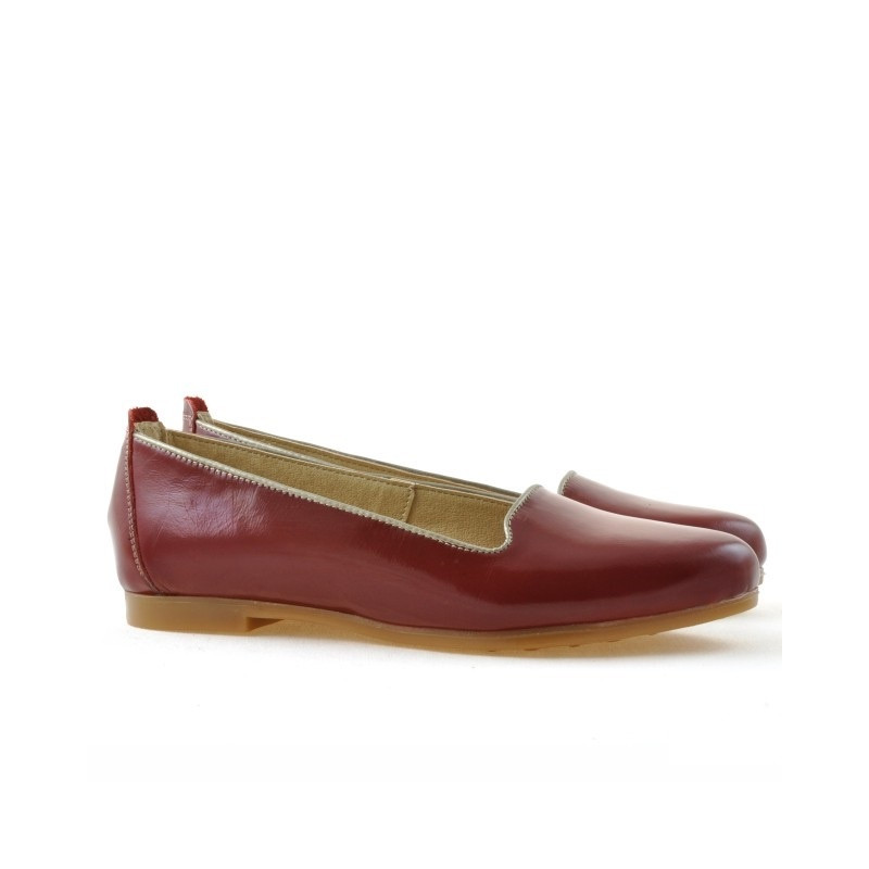Women dancers 662 patent burgundy